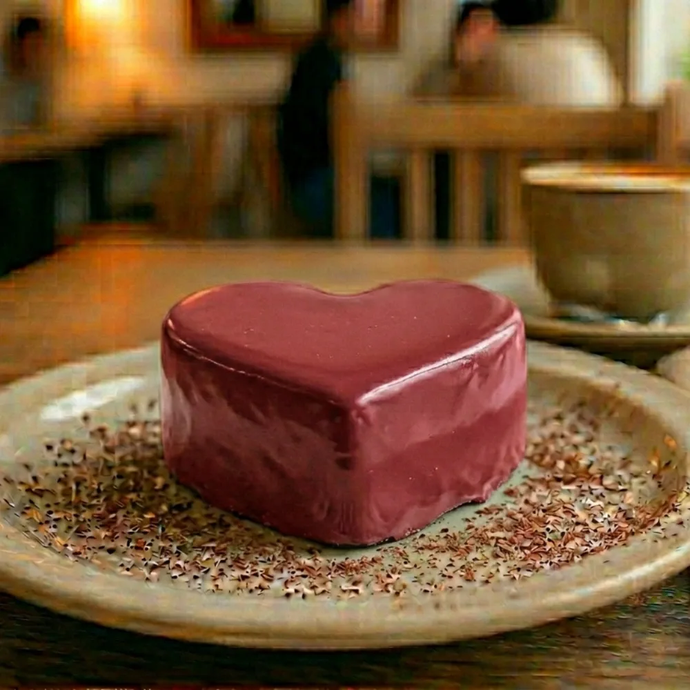 Çikolatalı Kalpli Pasta